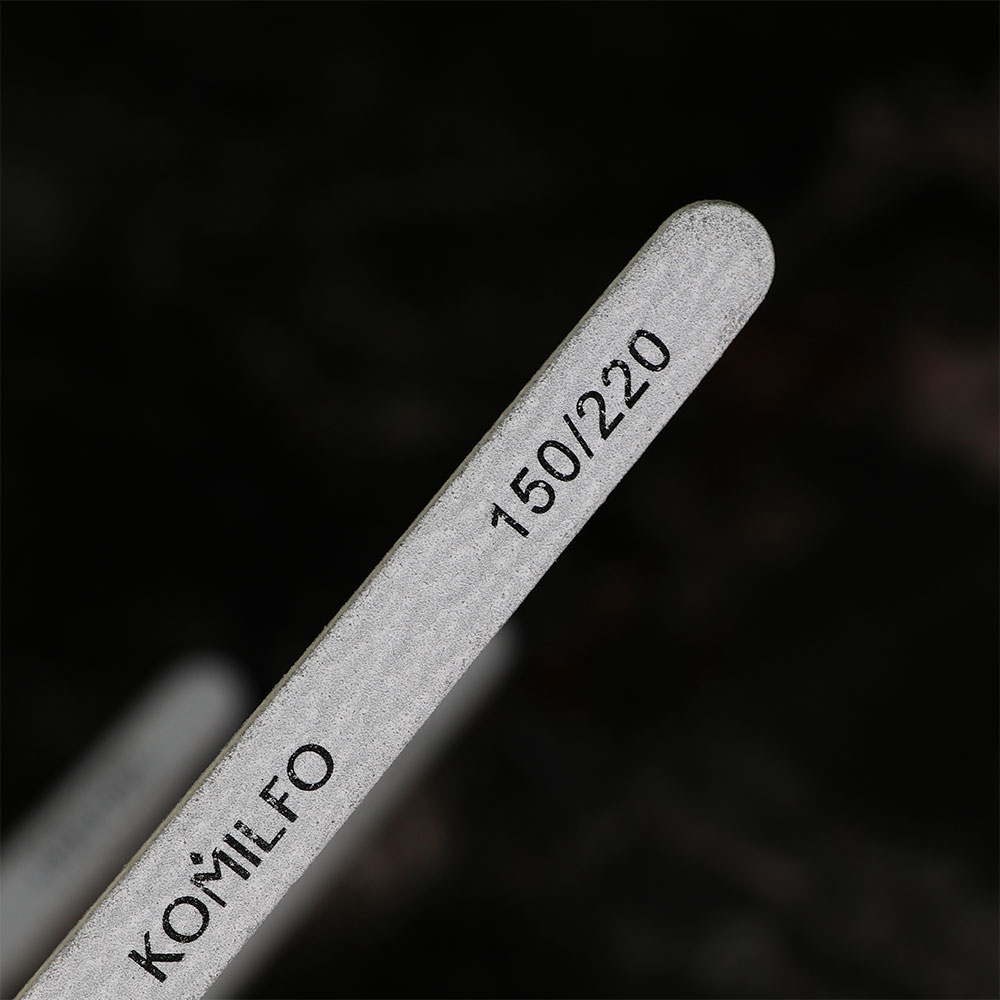 Пилка Komilfo дерев'яна крапля 150/220, 11,5см