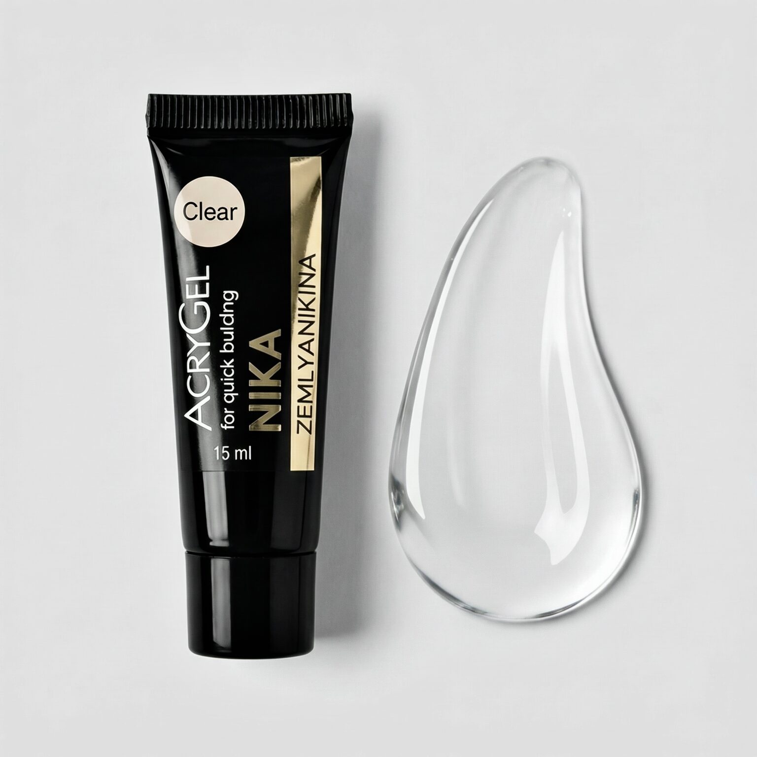 Акригель AcryGel Nika Zemlyanikina Clear, 15мл