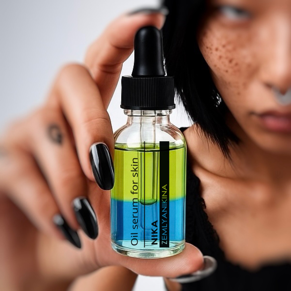 Регенеруюча олія-сироватка для шкіри (синьо-зелена), 50мл