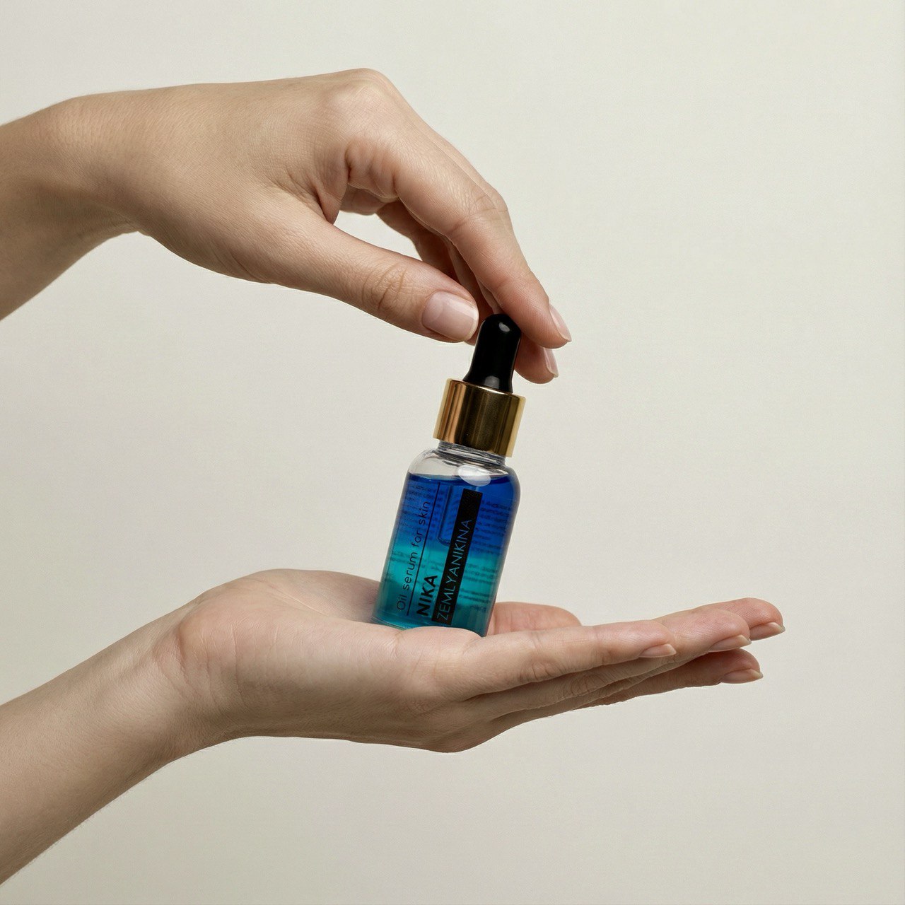 Регенеруюча олія-сироватка для шкіри Nika Zemlyanikina (синьо-блакитна), 25 мл