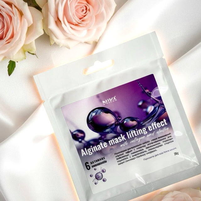 Альгінатна маска ліфтинг ефект з колагеном та еластином Nika Zemlyanikina, 20 г