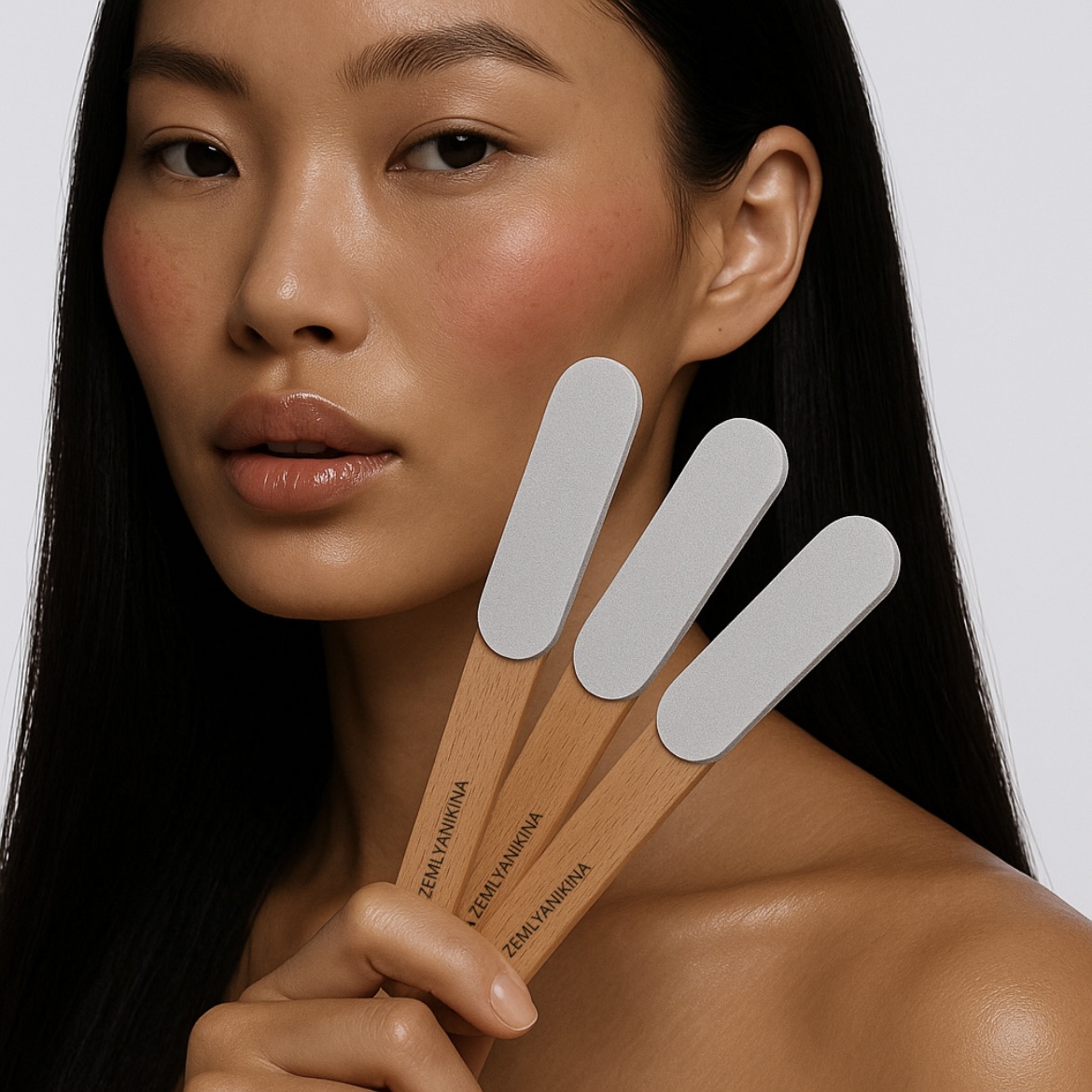 Одноразова пилочка-баф для нігтів 2 в 1 Nika Zemlyanikina (пилка 150гріт, баф 500гріт), 3 шт