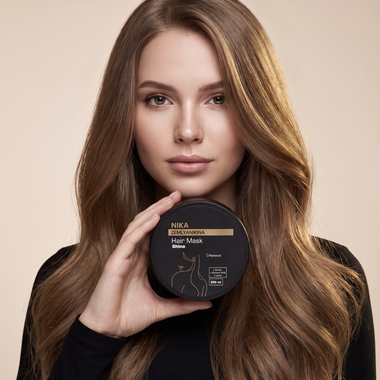 Маска для блиску волосся Shine Nika Zemlyanikina, 250 мл
