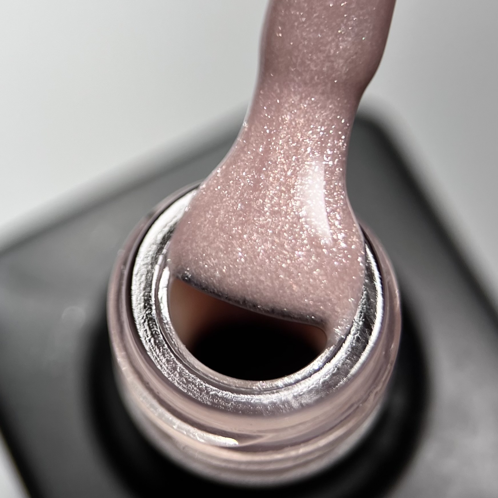 Камуфлююча каучукова база Rubber Base Nika Zemlyanikina Shine Frape, 15мл