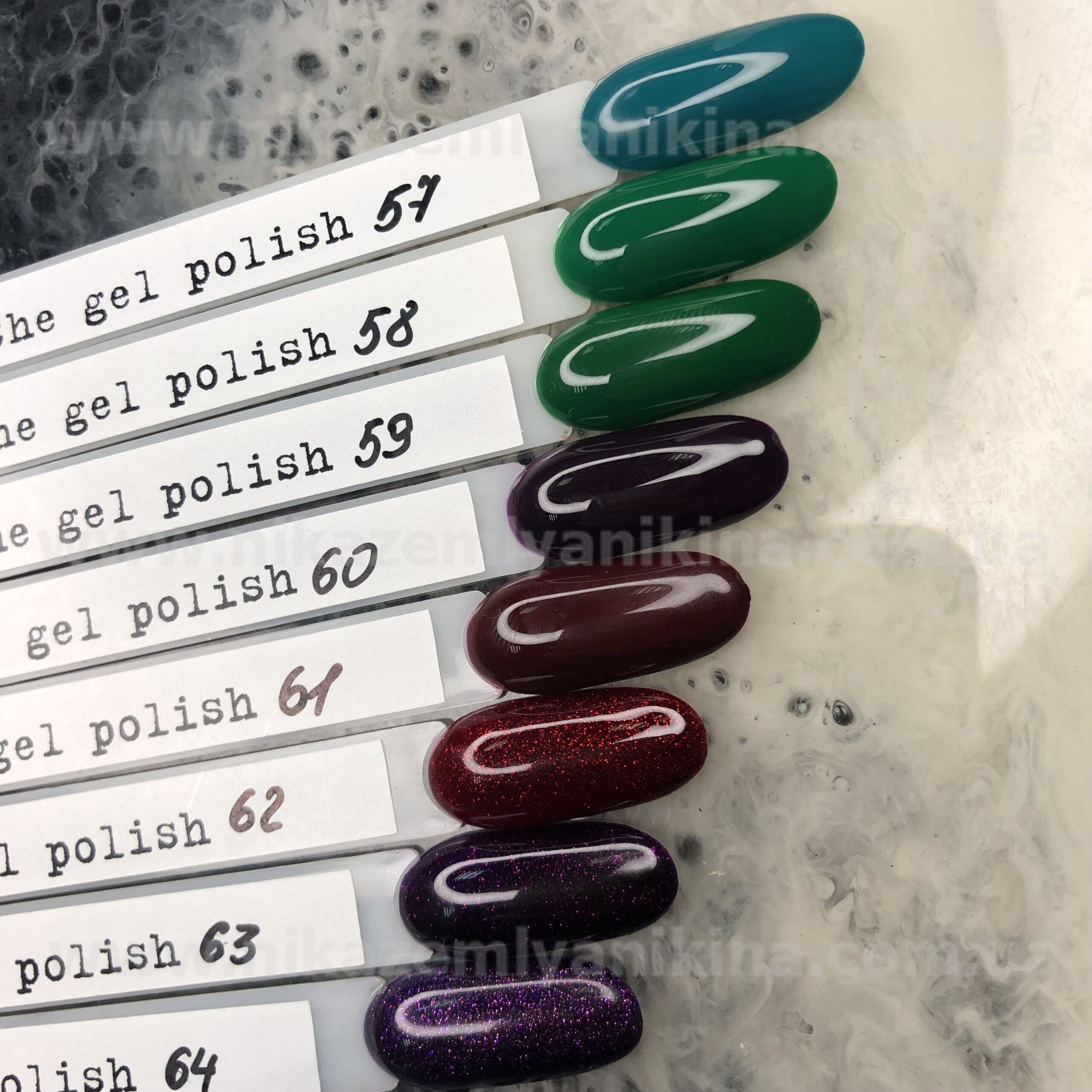 Гель лак N.Z. the gel polish 58, 6мл