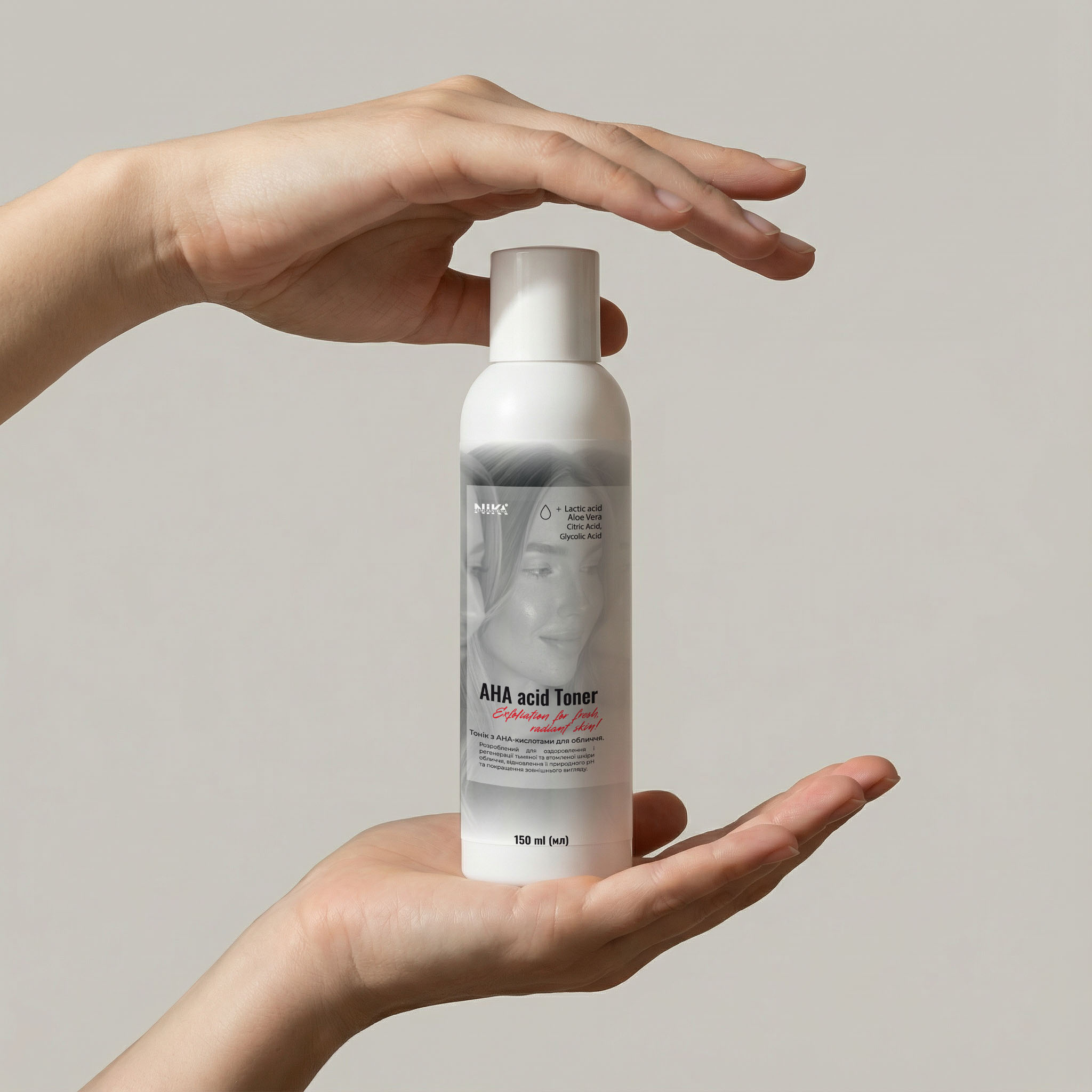 Тонер з AHA-кислотами Nika Zemlyanikina 150 мл