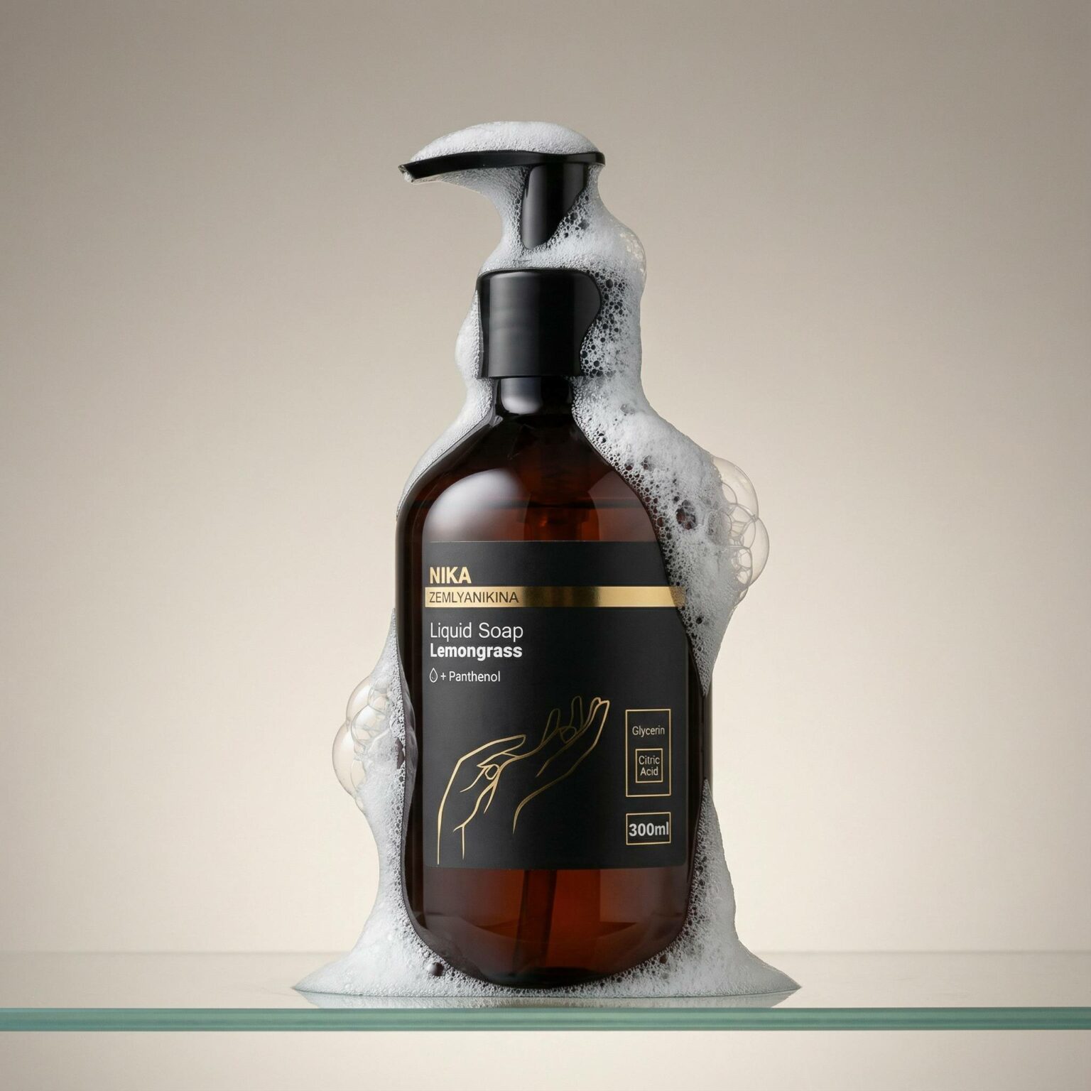 Рідке мило для рук Lemongrass Nika Zemlyanikina, 300 мл