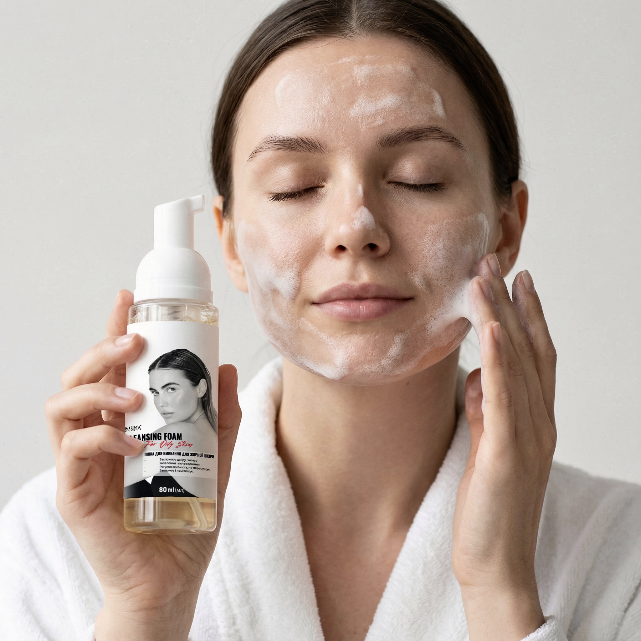 Пінка для вмивання для жирної шкіри Nika Zemlyanikina, 80 мл