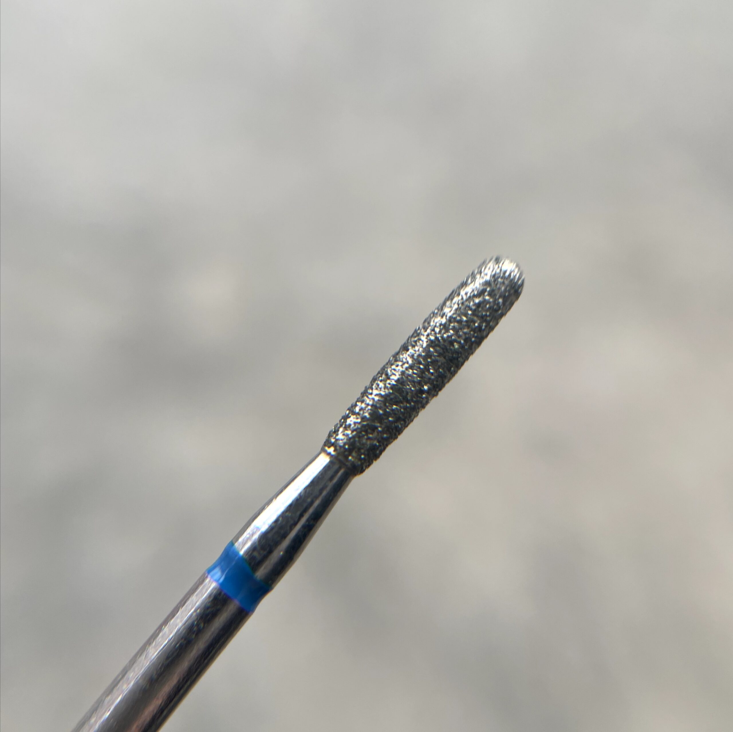 Фреза алмазна полум'я з тупим кінцем 10 мм, синій комірець DBH 023