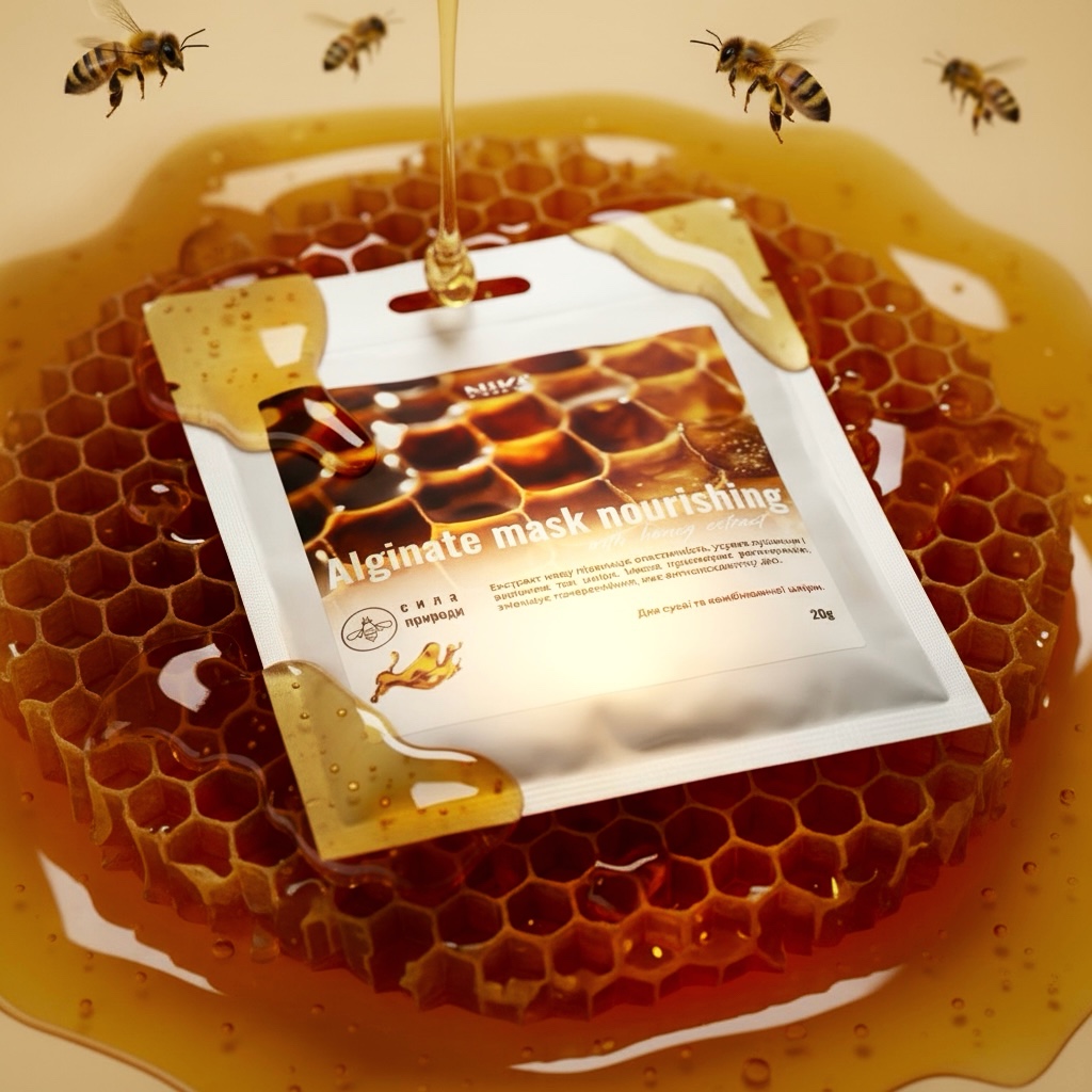 Альгінатна маска живильна з екстрактом меду Nika Zemlyanikina, 20 г