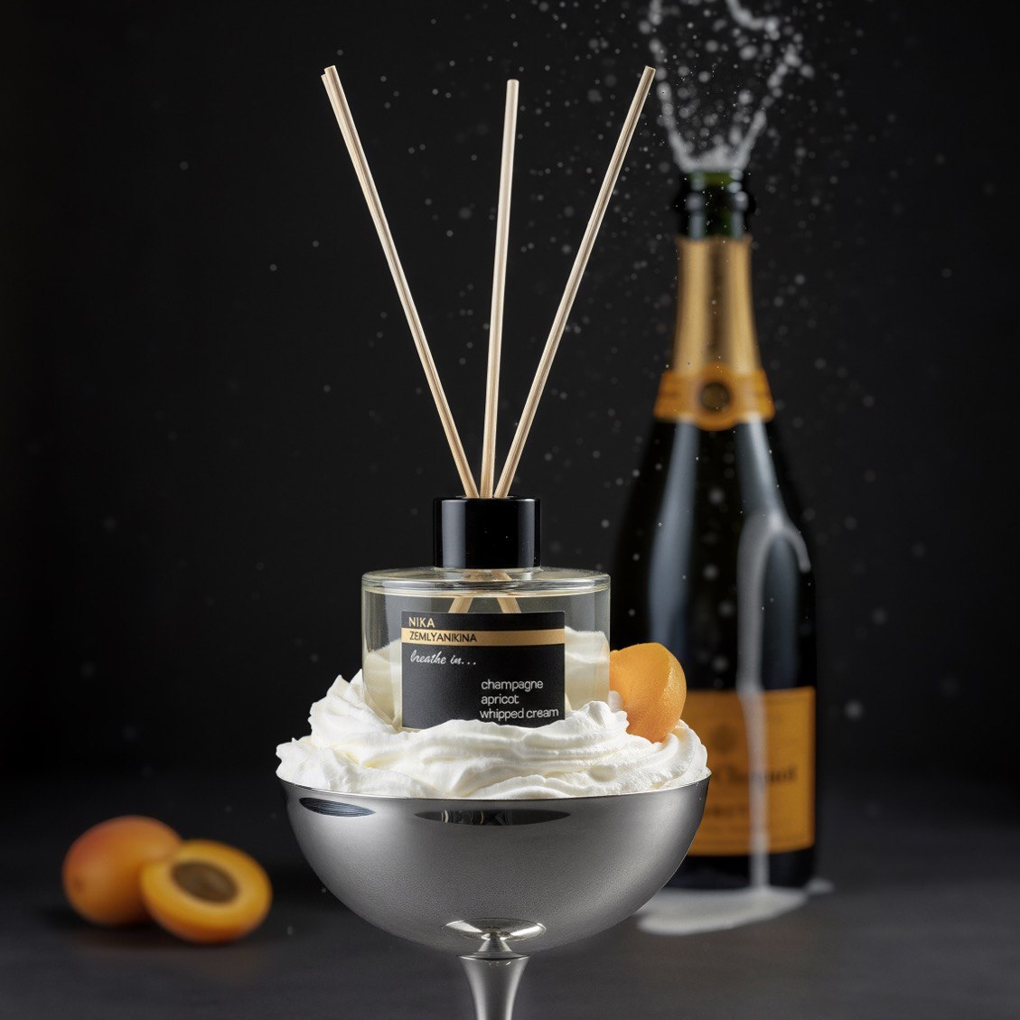 Аромадифузор Champagne/Apricot/Whipped Cream Nika Zemlyanikina, 130 мл