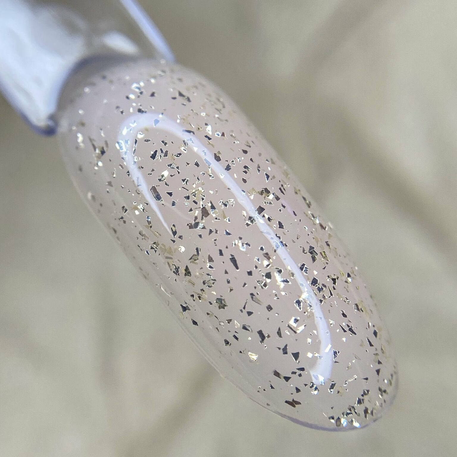 Топ без липкого шару Rubber Top Nika Zemlyanikina Gold Dust, 15 мл