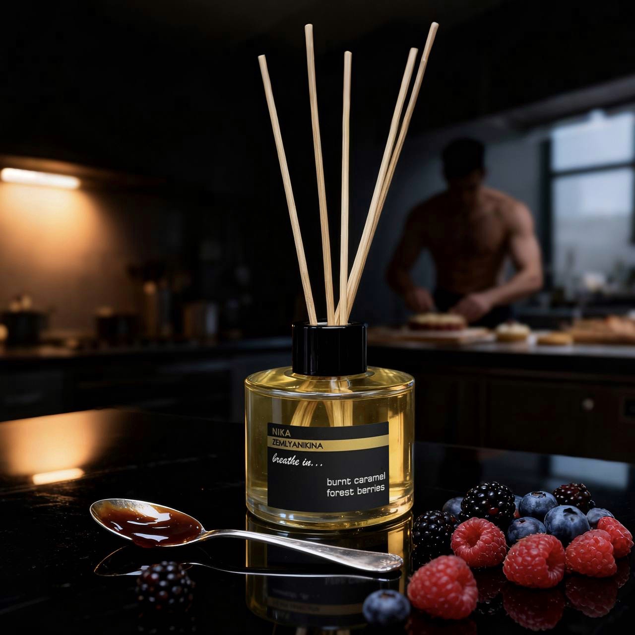 Аромадифузор Burnt caramel/Forest berries/Orange blossom Nika Zemlyanikina, 130 мл