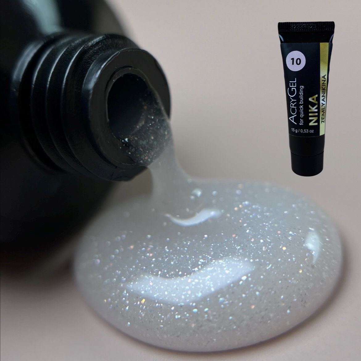 Акригель AcryGel Nika Zemlyanikina 10, 15мл