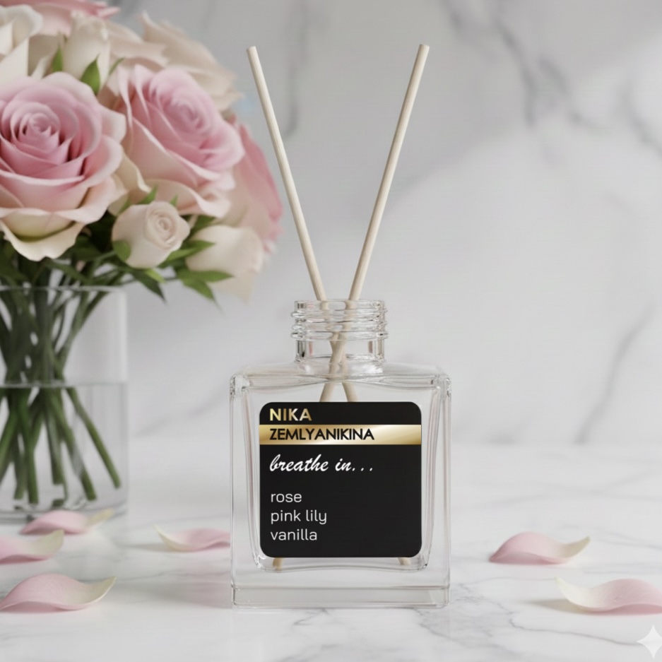 Тестер Аромадифузору Rose/Pink Lily/Vanilla Nika Zemlyanikina, 7 мл