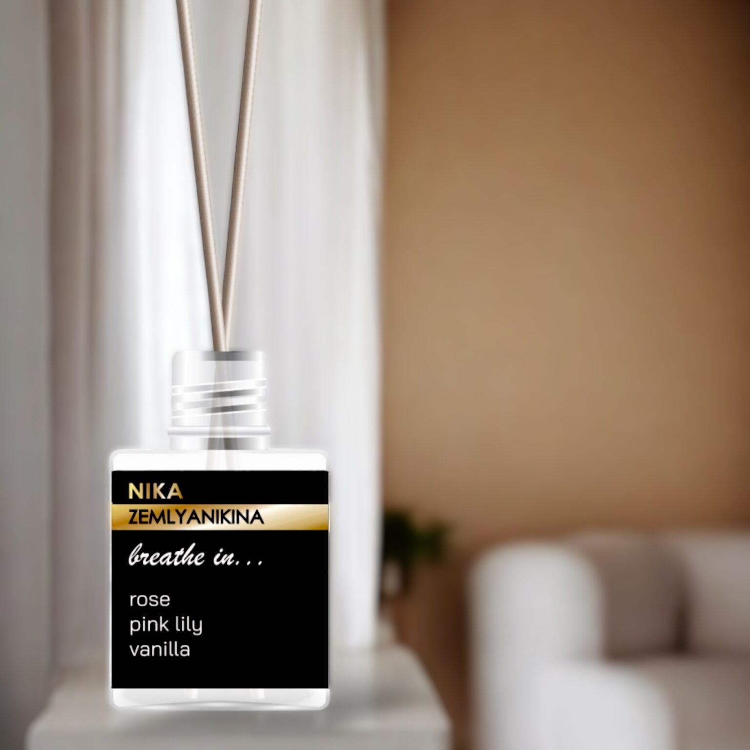 Тестер Аромадифузору Rose/Pink Lily/Vanilla Nika Zemlyanikina, 7 мл