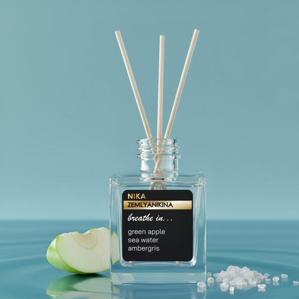 Тестер Аромадифузору Green Apple/Sea Water/Ambergris Nika Zemlyanikina, 7 мл