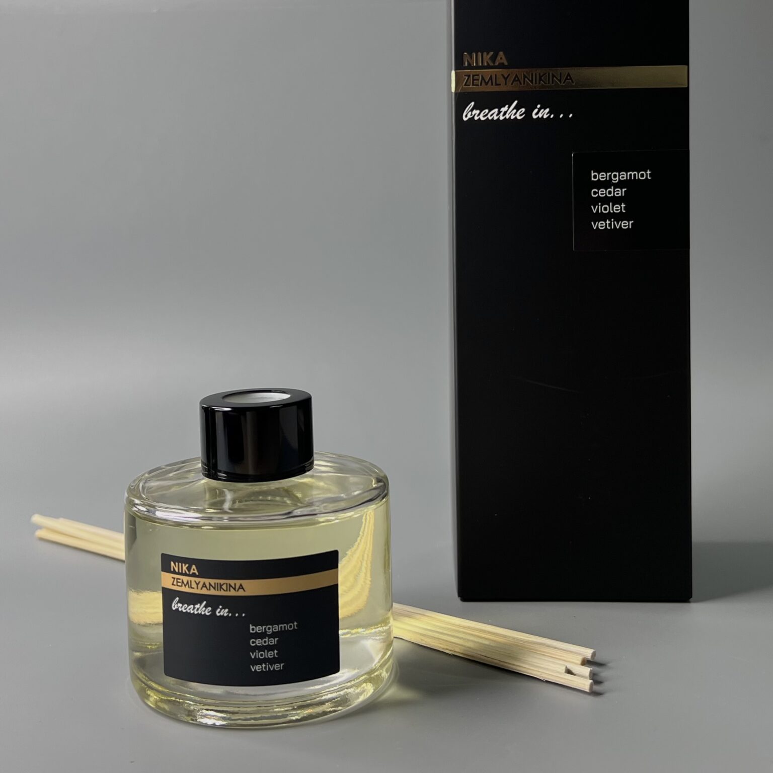 Аромадифузор Bergamot/ Cedar/ Violet/Vetiver Nika Zemlyanikina, 130 мл