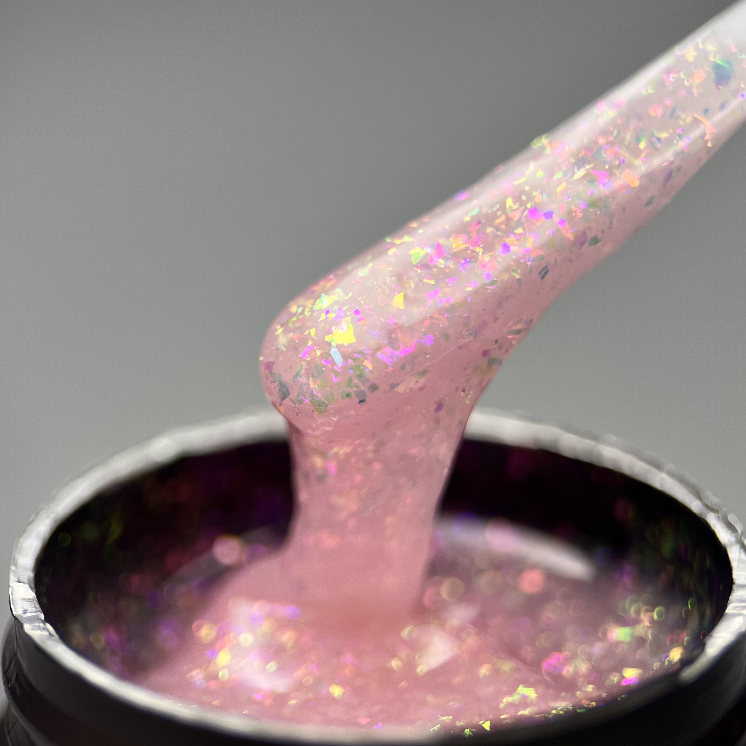 Камуфлюючий гель для нарощування нігтів Builder gel Gemstones 02, 15 мл(без пензлика)