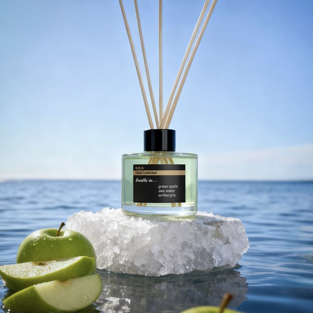 Аромадифузор Green Apple/Sea Water/Ambergris Nika Zemlyanikina, 130 мл