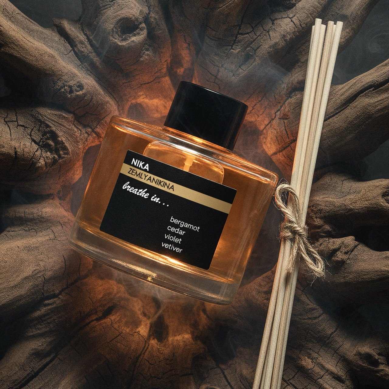 Аромадифузор Bergamot/ Cedar/ Violet/Vetiver Nika Zemlyanikina, 130 мл