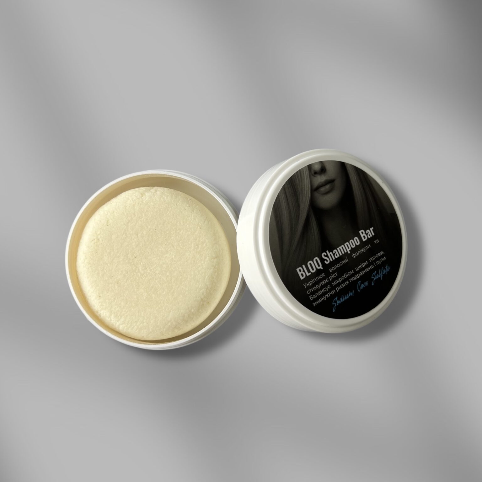 Твердий шампунь BLOQ Shampoo Bar Nika Zemlyanikina, 60 г