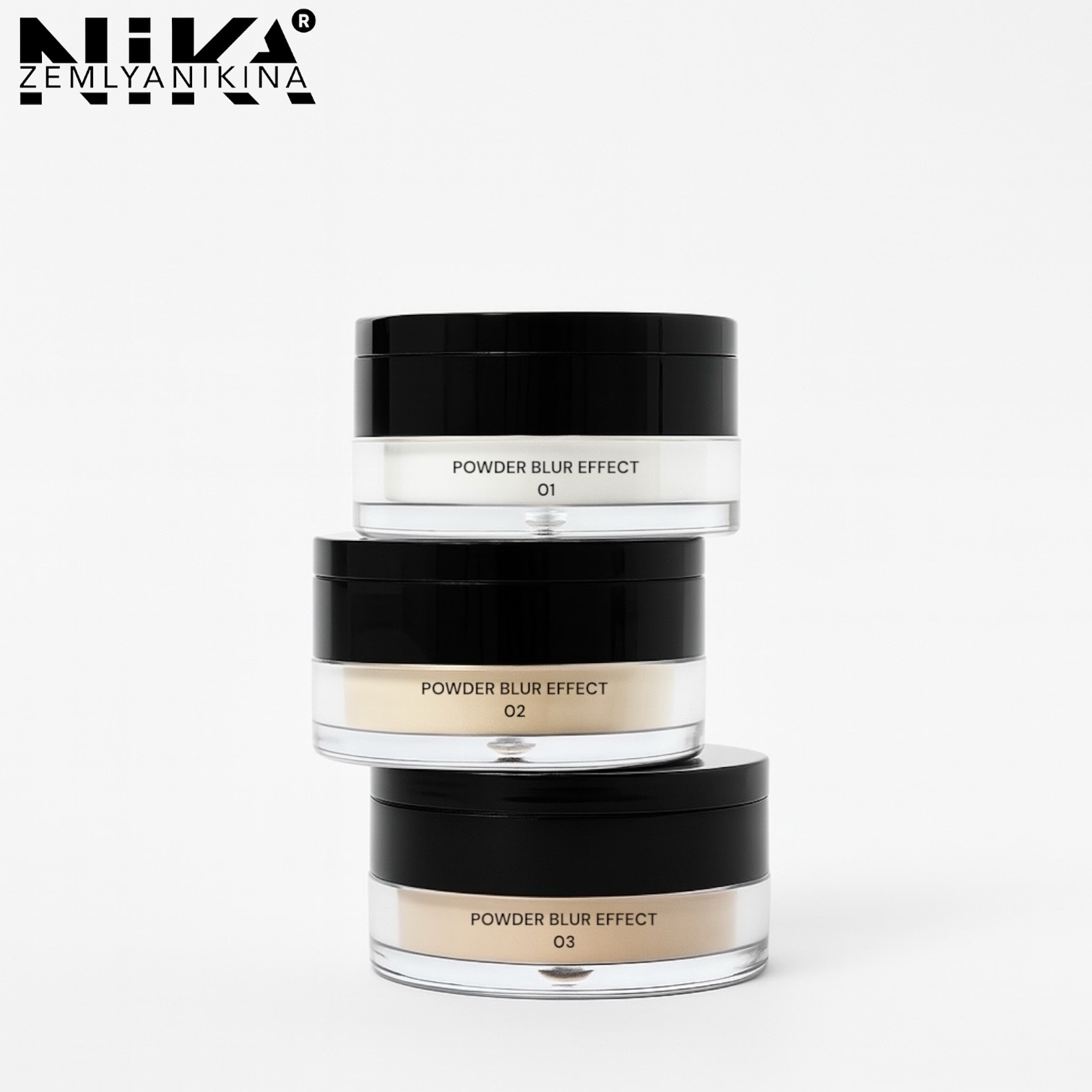 Розсипчаста пудра для обличчя 02 Nika Zemlyanikina, 15g