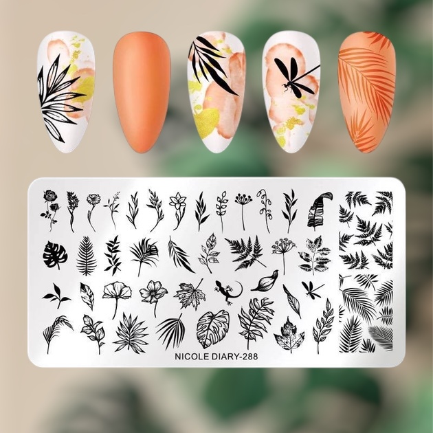 Пластина для стемпінгу Nicole Diary 288