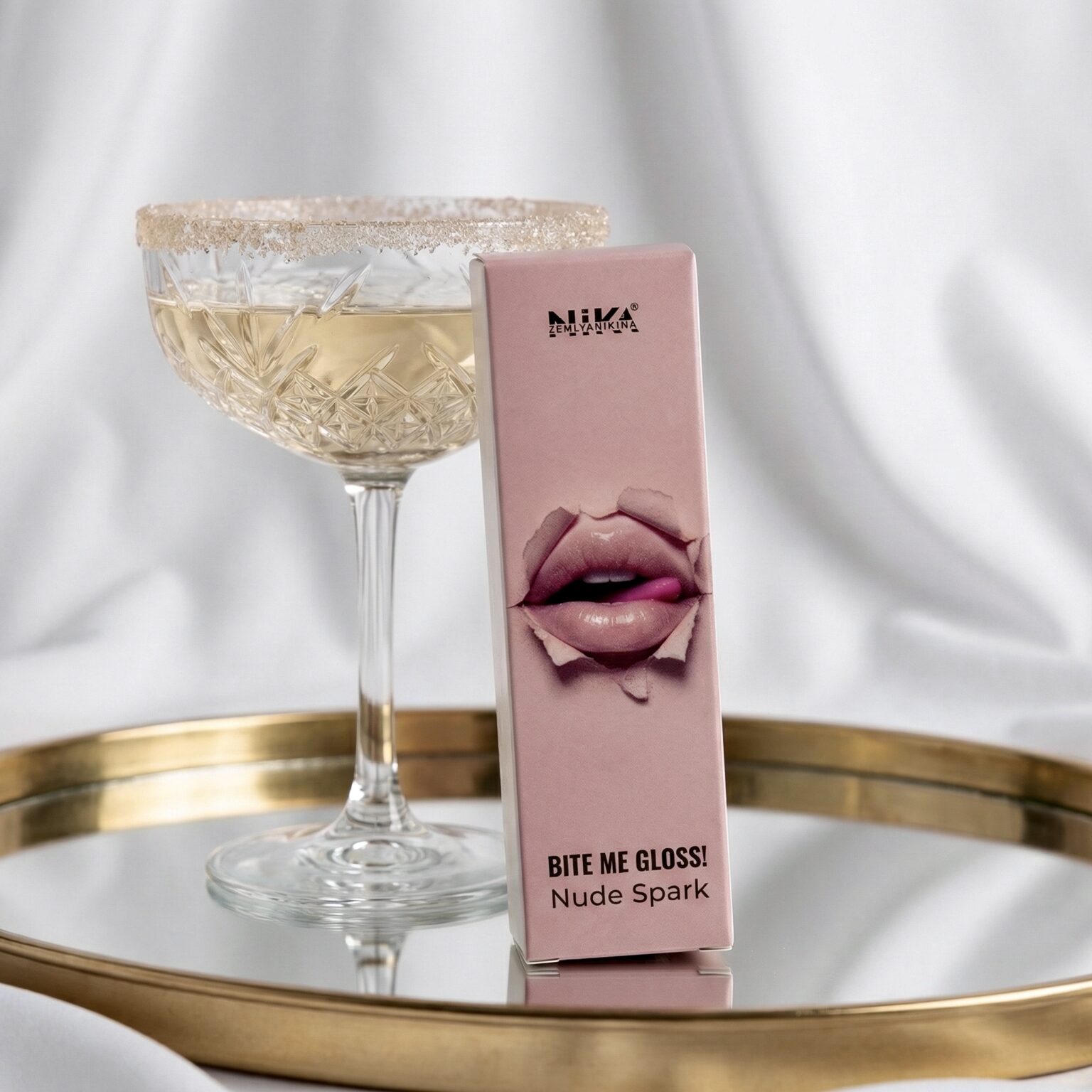 Блиск для губ Nude Spark Nika Zemlyanikina, 14 г