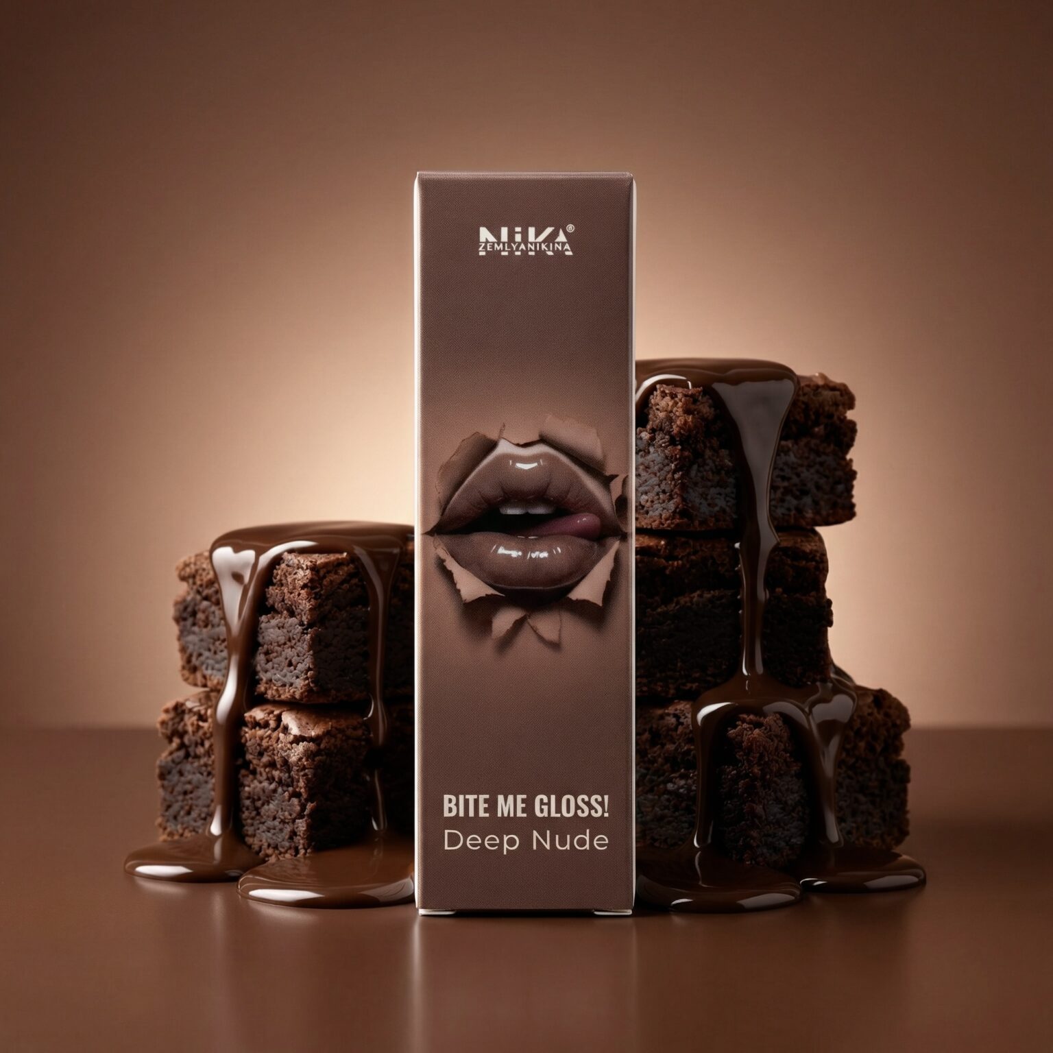 Блиск для губ Deep Nude Nika Zemlyanikina, 14 г