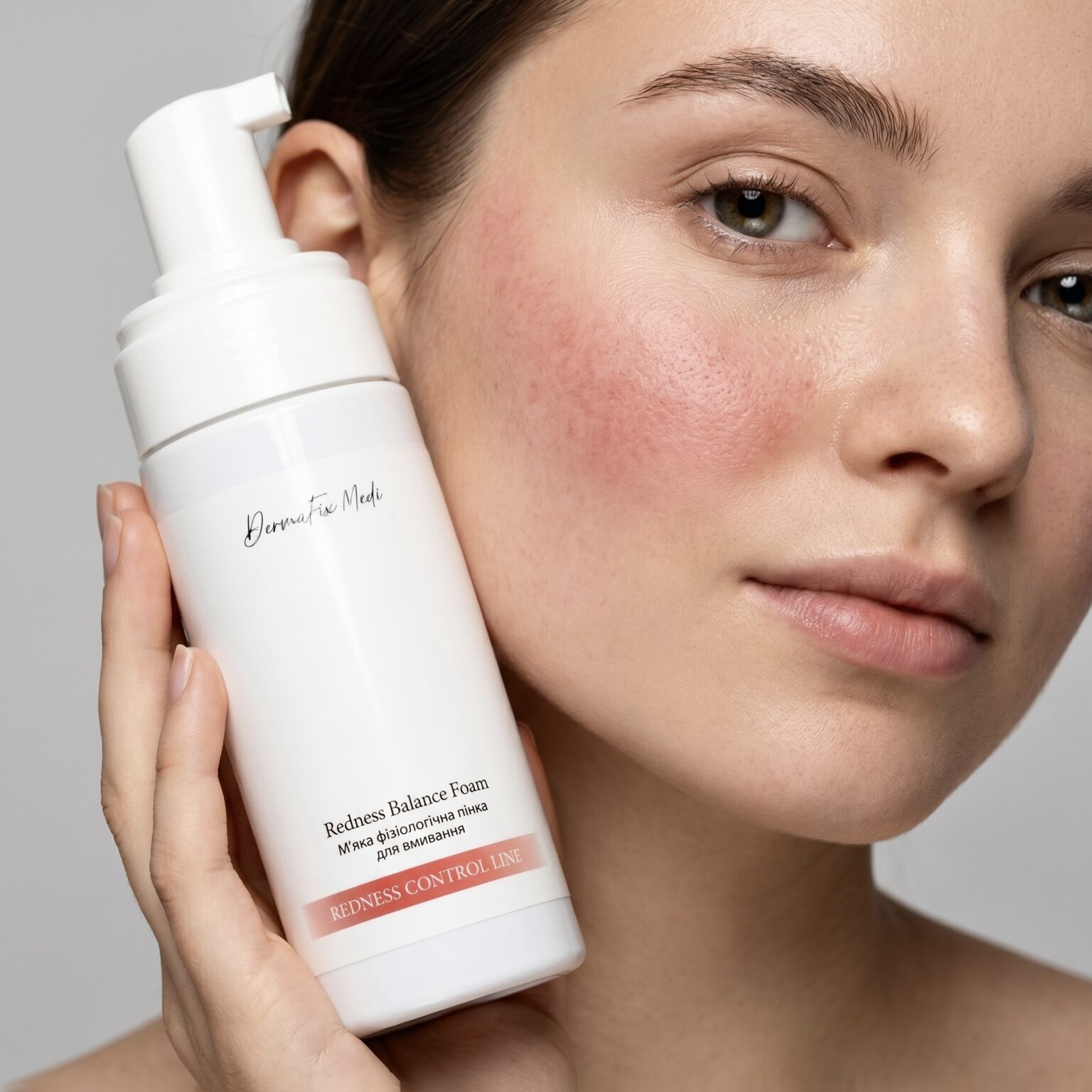 Пінка для обличчя для чутливої шкіри Redness Balance Foam DermaFix, 150 мл